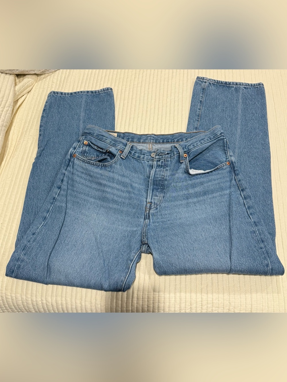 Levi's Light Blue Straight-Leg Women's Jeans